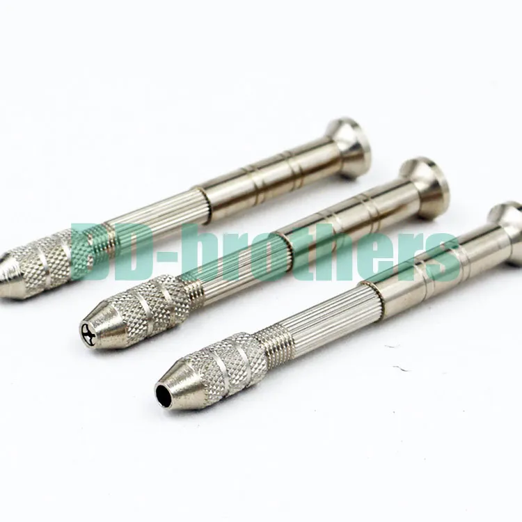 05 25mm Four Heads Hand Drill Chuck Swivel Head Pin Vie Watch Maker Reparation Steel Tool Handarbeten Klämmor förankrar lot9927979