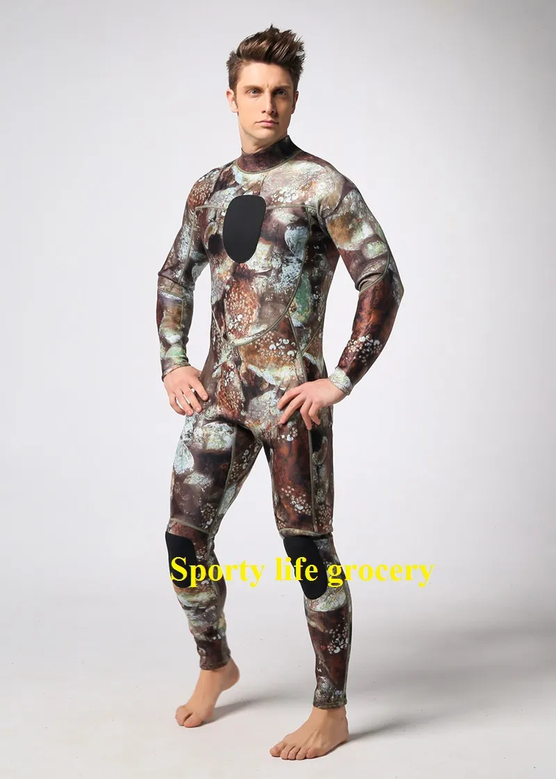 Top qualité 3mm néoprène plongée sous-marine combinaison une pièce natation vêtements de plongée pour hommes 3 couleurs 5424350