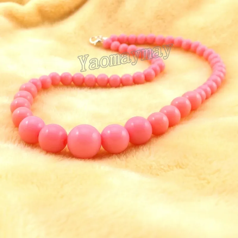 Colorful Acrylic Children Necklace For Promotion Candy Beads Choker Wholesale 