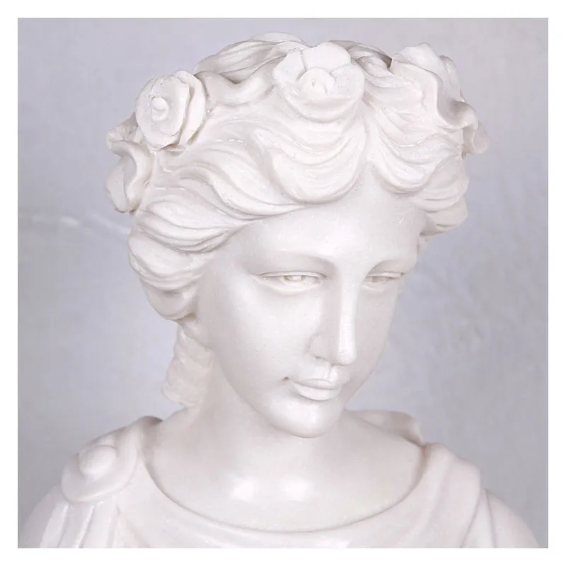 Geweldig Venus Head Sculpture Crafts Large American Style Figure Display met marmer / zandsteen