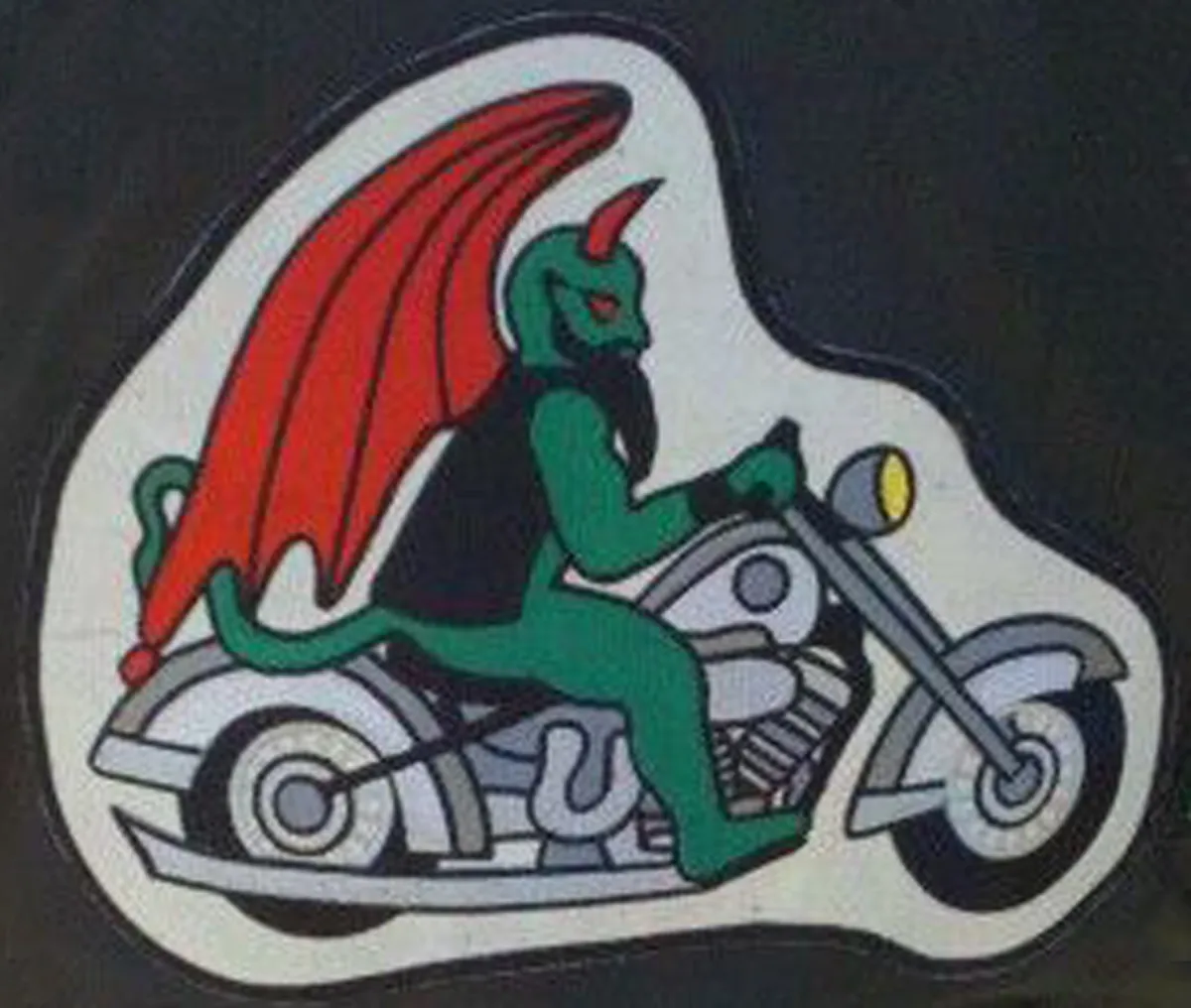 GARGOYLES FALLSTON N G MC Patch Big Size voor volledige achterkant van jas Rider Biker Borduurpatch 3041