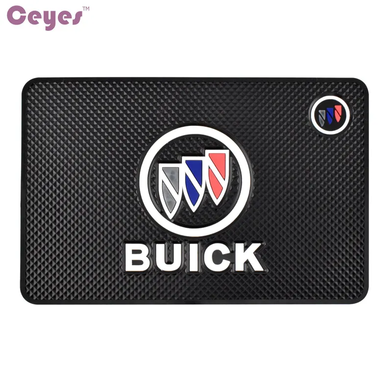 Auto Antislip Mat voor Buick Lacrosse Regal GS Excelle XT HRV Encore 2017 Enclave Auto Badges Logo Merk Anti-Skid Mat Auto Styling