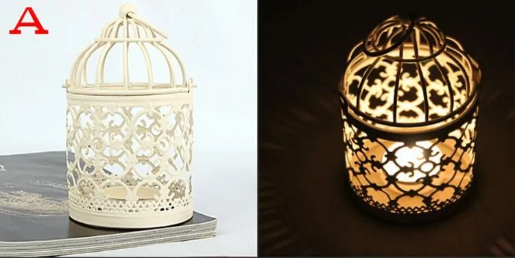 Nieuwe collectie romantische bruiloft gunsten ijzer lantaarn kandelaar voor bruiloft tafel decoraties levert gratis verzending
