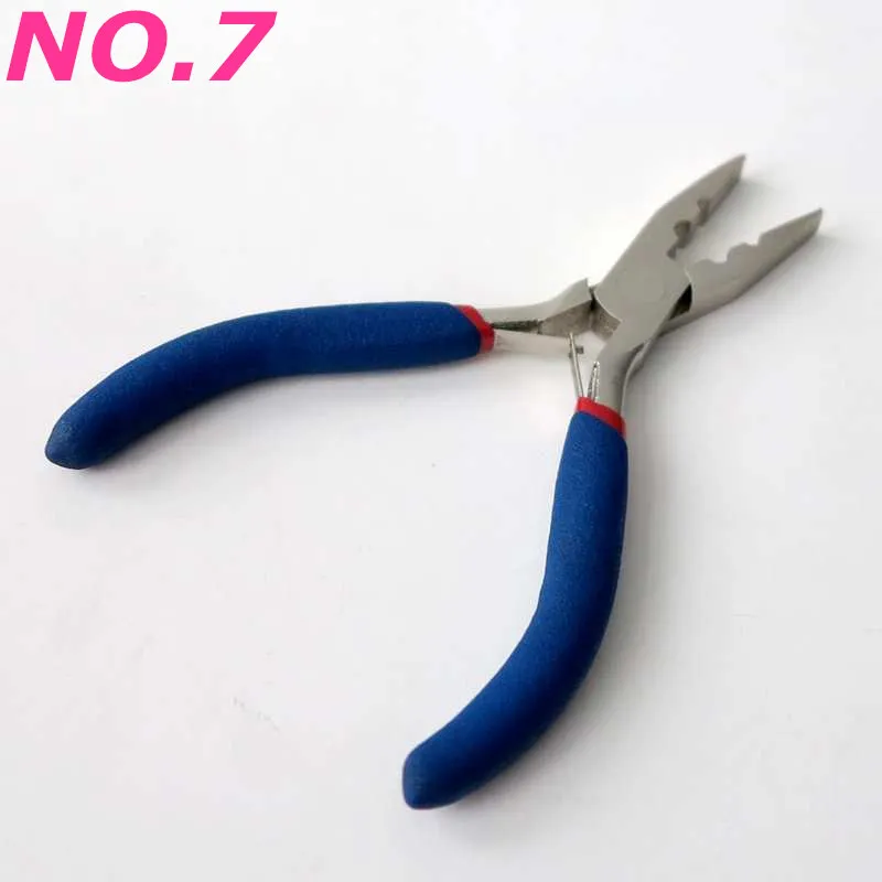 Hair Extensions Pliers Professional Pliers Pincers Pulling Tool For Silicon Micro Rings Beads Pre bonded hair More styles6533621