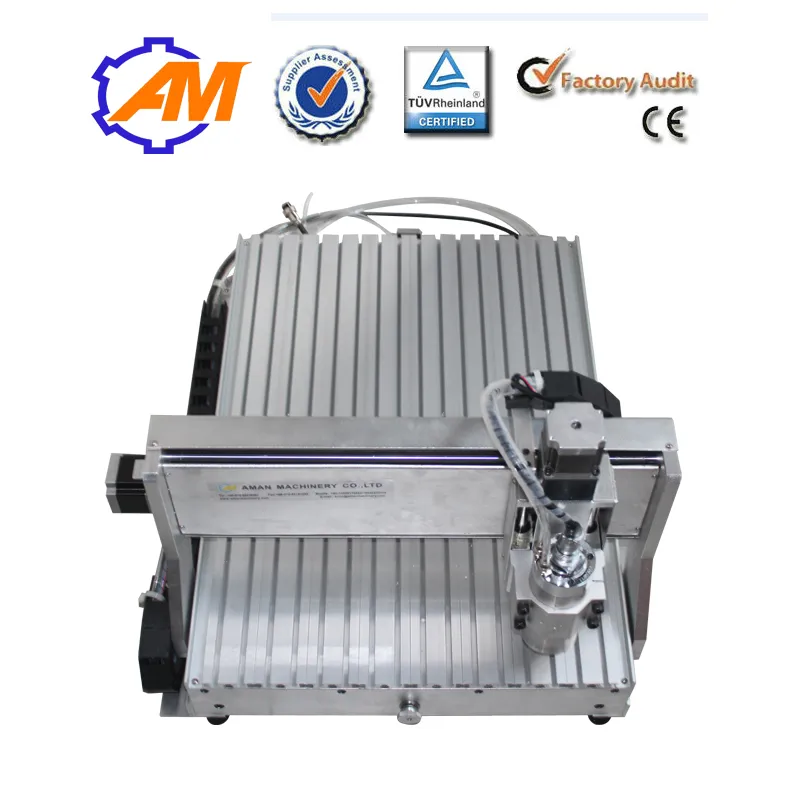 China CNC Graveringsmaskin med h￶g kvalitet 6040 CH80 1500W Soft Metals Plastic Woodworking Plastic