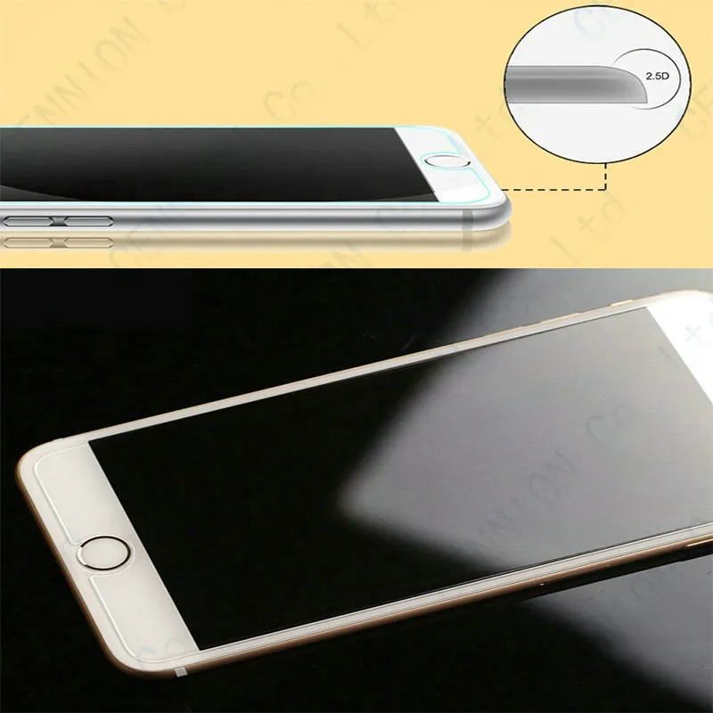 iPhone x 8 7 Plus 6S SAM S7 S6のための0.26mm 2.5D 9hの緩和されたガラススクリーンプロテクターS7 S6注4 5 小売パッケージ