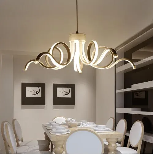 Candelabros modernos Levados Lustres Lamparas de Techo Luminaria Luz Avize para Restaurant Café Dinning Sala Industrial Home Iluminação Lumin