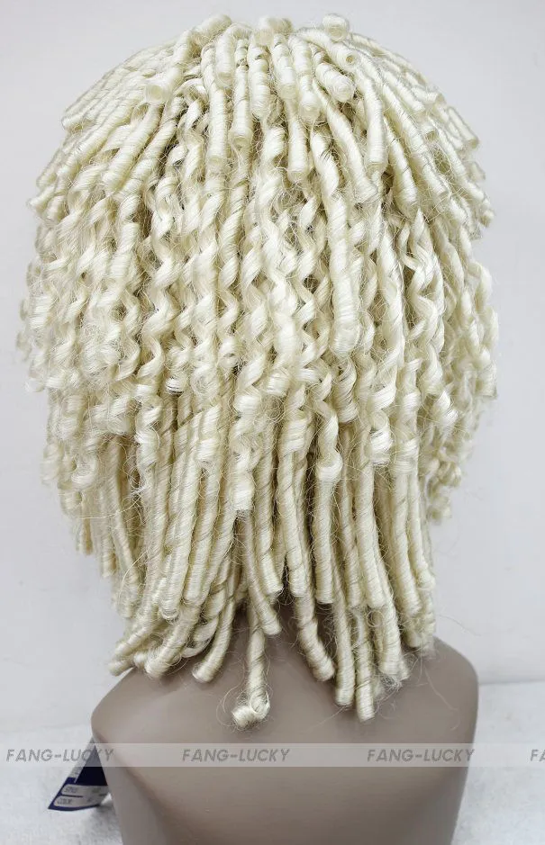 Darmowa Wysyłka Piękna Moda Nowy Czarny Brązowy Mieszany Afrykanów Styl Wig Dreadlocks Fancy Dress Ruud Gullit FTLG010