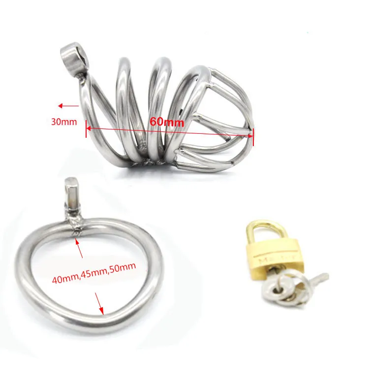 Sex Products Male Chastity Belt Arc-shaped Cock Ring 18/8 Stainless Steel Chastity Device Penis Restraint Cage Adult Game Sex Toys