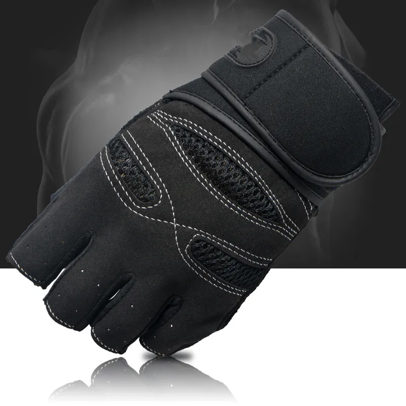 men fitness half finger Antiskid cycling Weight Lifting gloves Gym dumbbell Tactical exercise climbing outdoor barbell glove4438953