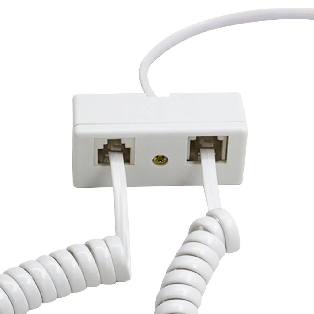 RJ11 6P4C Plug To 2 Way RJ11 Двойной Гнездовой Разъем Вторичного  Разветвителя Для Стационарного Телефонного Модульного Телефонного Разъема  Разделитель Разъема От 202 руб. | DHgate
