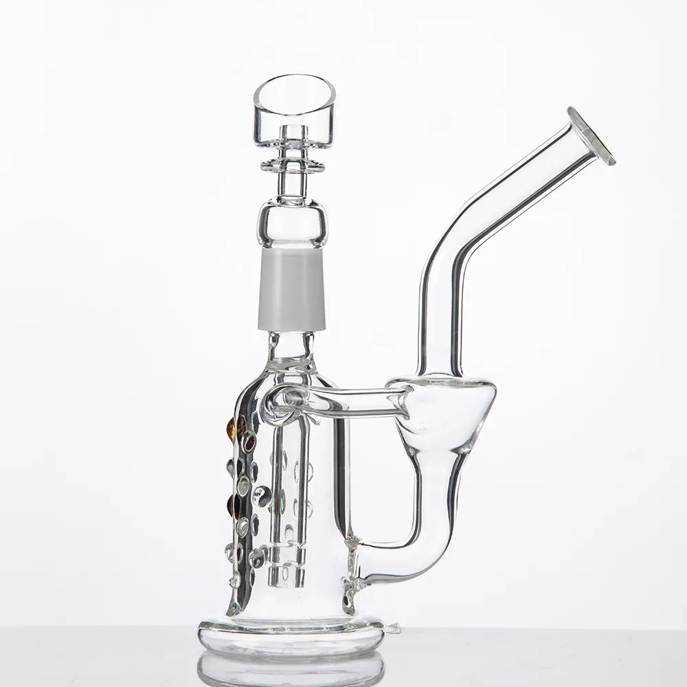 Faveling Top Big Bowl Domeless Quartz Nail For Glass Vattenrör Bongs Oil Rigs Gratis frakt med frostat led