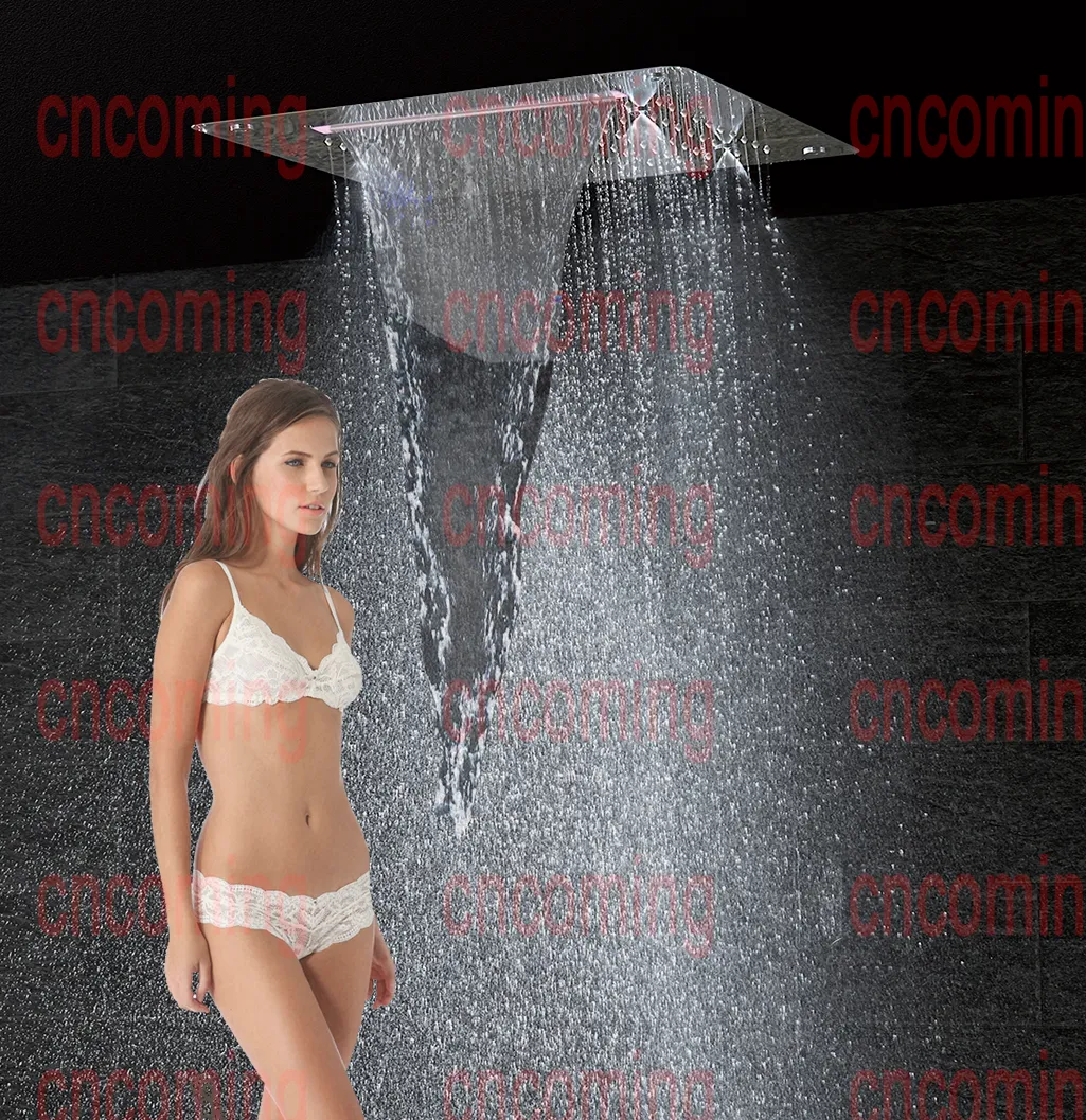 Robinetterie de douche encastrée Système de douche LED Kit