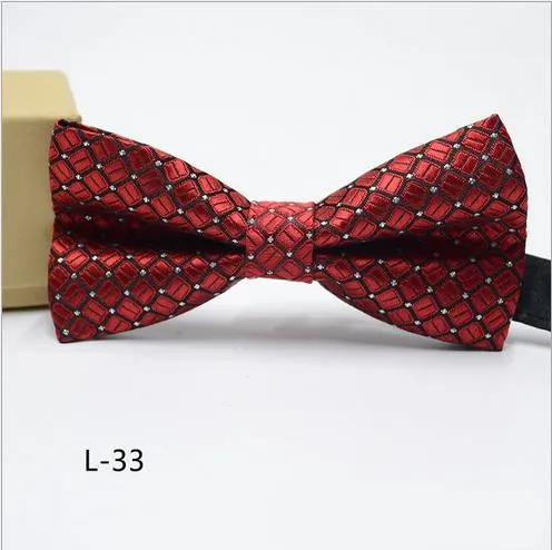 New accessories whole men and women fashion tie wedding groom bow knot new British style suit formal bow tie 6cm 12cm241N