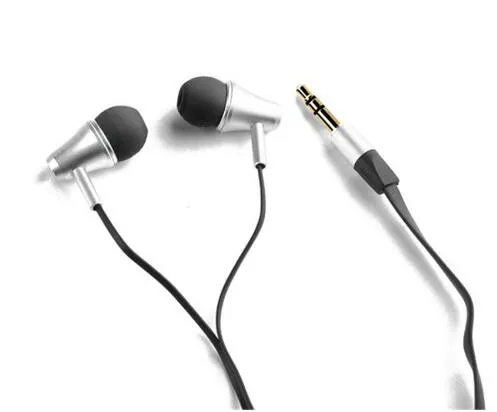 2 teile/los Toller Sound Awei ES300m Headset Kopfhörer Lautsprecher Metall flachkabel kopfhörer für IPhone/IPOD/Android/htc/Samsung