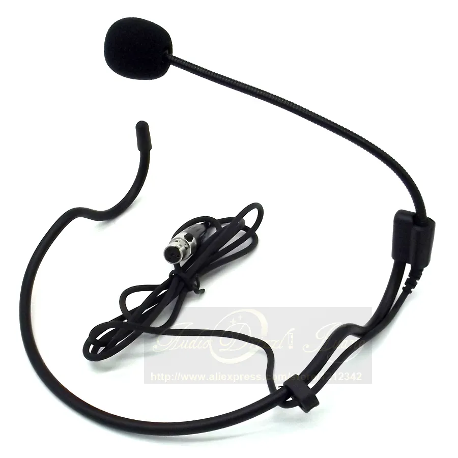 Mini XLR 4 -контактный разъем TA4F 4PIN HERHOK HEAM -HEAD HEADSET MICROPHONE CONDEDERSE MIC MIKE MIKE MIKROFON для беспроводного тела BodyPack8645613