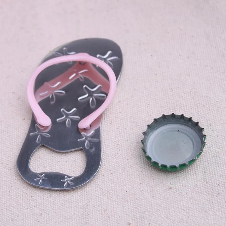 Starfish Slipper Flip Flops Creative Beer And Vintage Metal Bottle