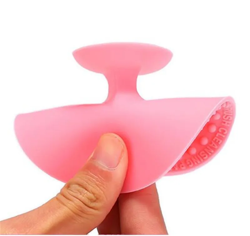 wholesale Silicone Makeup Brush cosmetic brush Cleaner Cleaning Scrubber Board Mat washing tools Pad Hand Tool