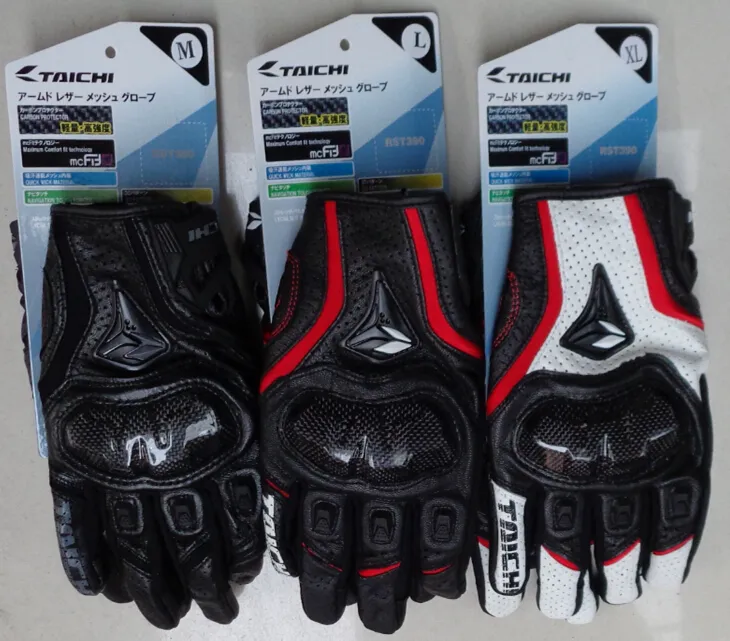 طراز جديد مسلح جلدي قفاز RS-Taichi Moto Racing Gloves RST390 قفازات الدراجات النارية موتوكروس قفازات قفازات الكربون GL317E