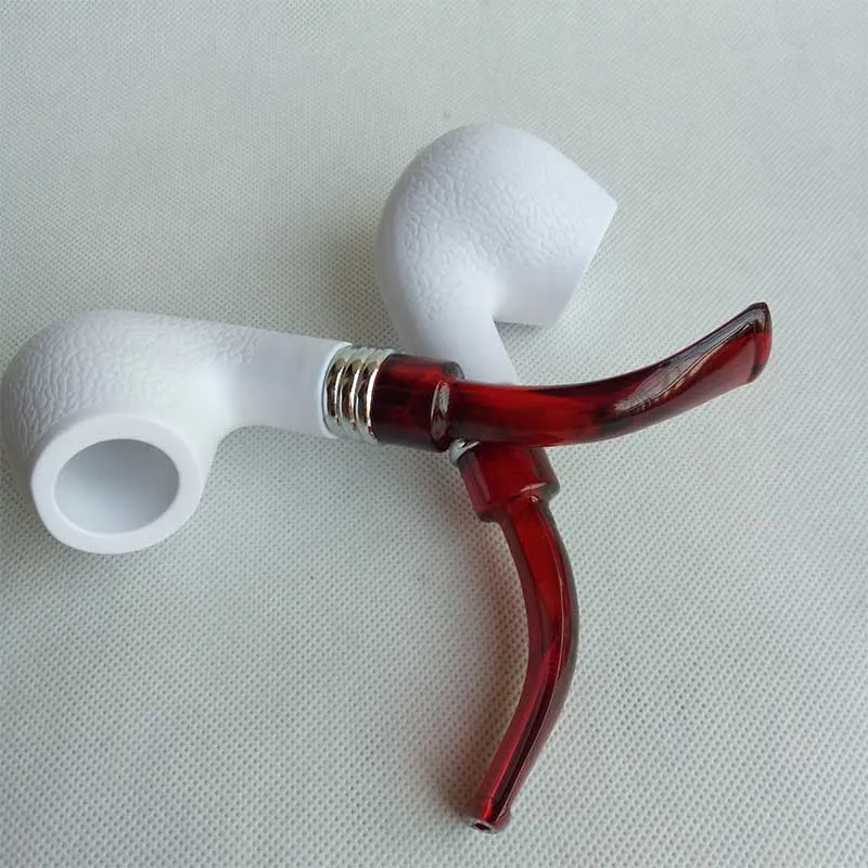 Classical Meerschaum Sepiolite Smoking Pipe Tobacco Cigarettes Cigar Hand Filter Pipes Holder 140mm length Accessories Tools