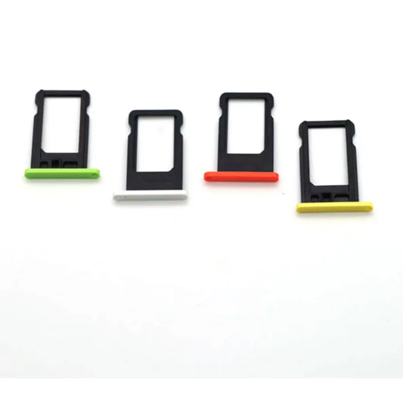 New Arrival High Quality SIM Card Tray for iPhone 5C Real Photos Support White Green Pink Yellow