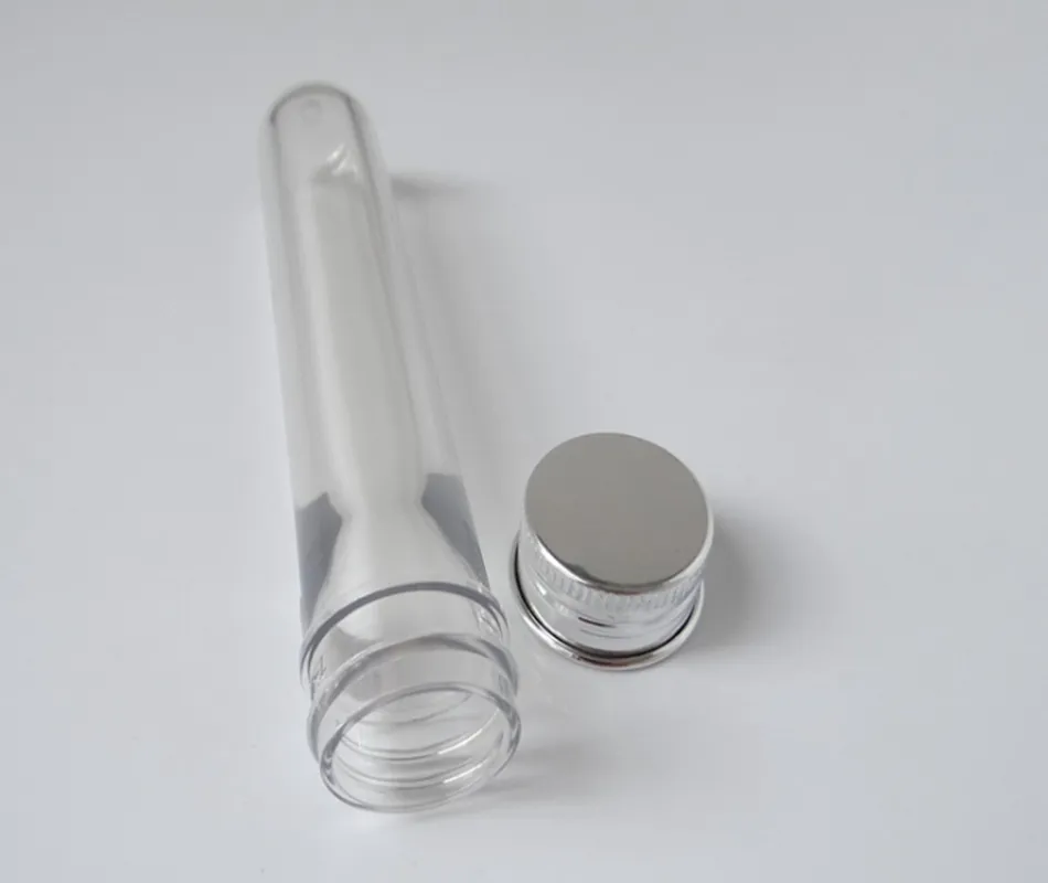 100 teile/los 30 ml transparente zylindrische pet rohr flasche maske pulver paste kapsel süßigkeiten schreibwaren plastikflasche kosmetik paket
