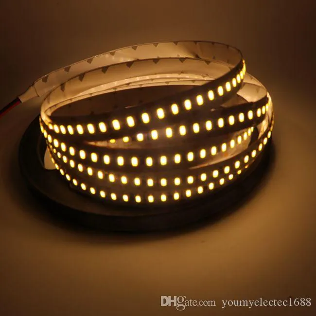 جديد SMD 3014 LED قطاع مشرق 204 المصابيح / م لا للماء الصمام الشريط ضوء dc 12 فولت اللون الأبيض 50 متر / وحدة