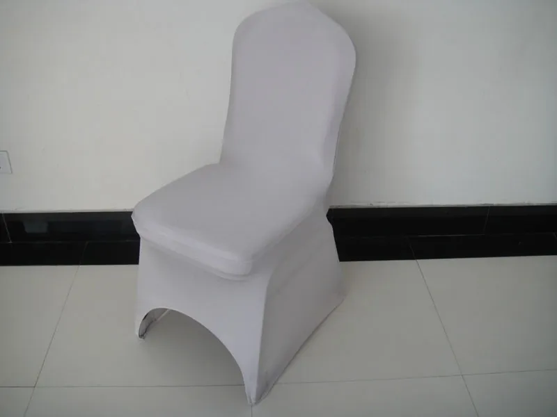 Solid Wedding Banquet Chair Cover Spandex Stretch Elastic Chair Cloth Hotel Office Kitchen Dining Seat Covers Christmas Party