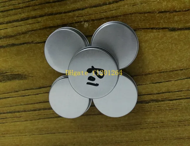 10ml aluminum tins lip balm container, 10g aluminium cream jars with screw lid cosmetic case jar