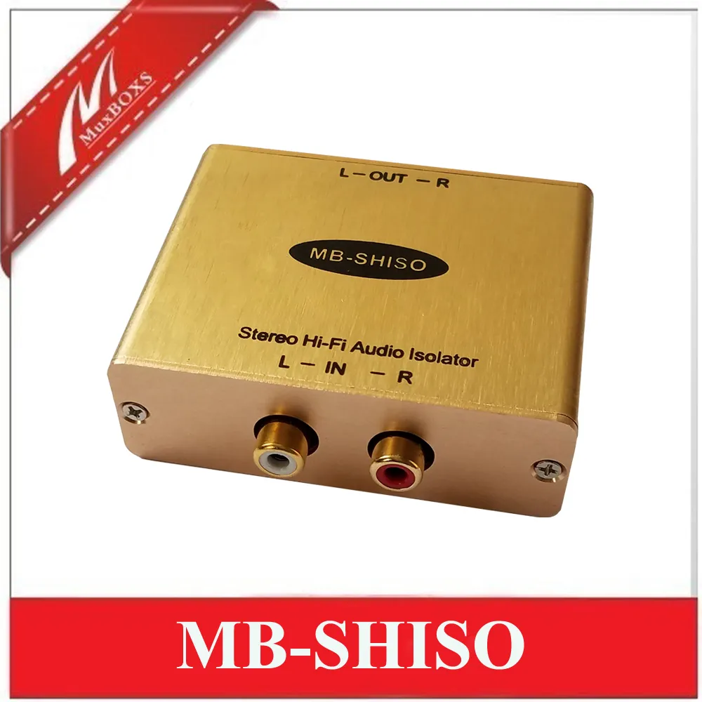 Stéréo HIFI Isolation audio Transformateur RCA Audio Isolateur Stéréo Audio Transformateur
