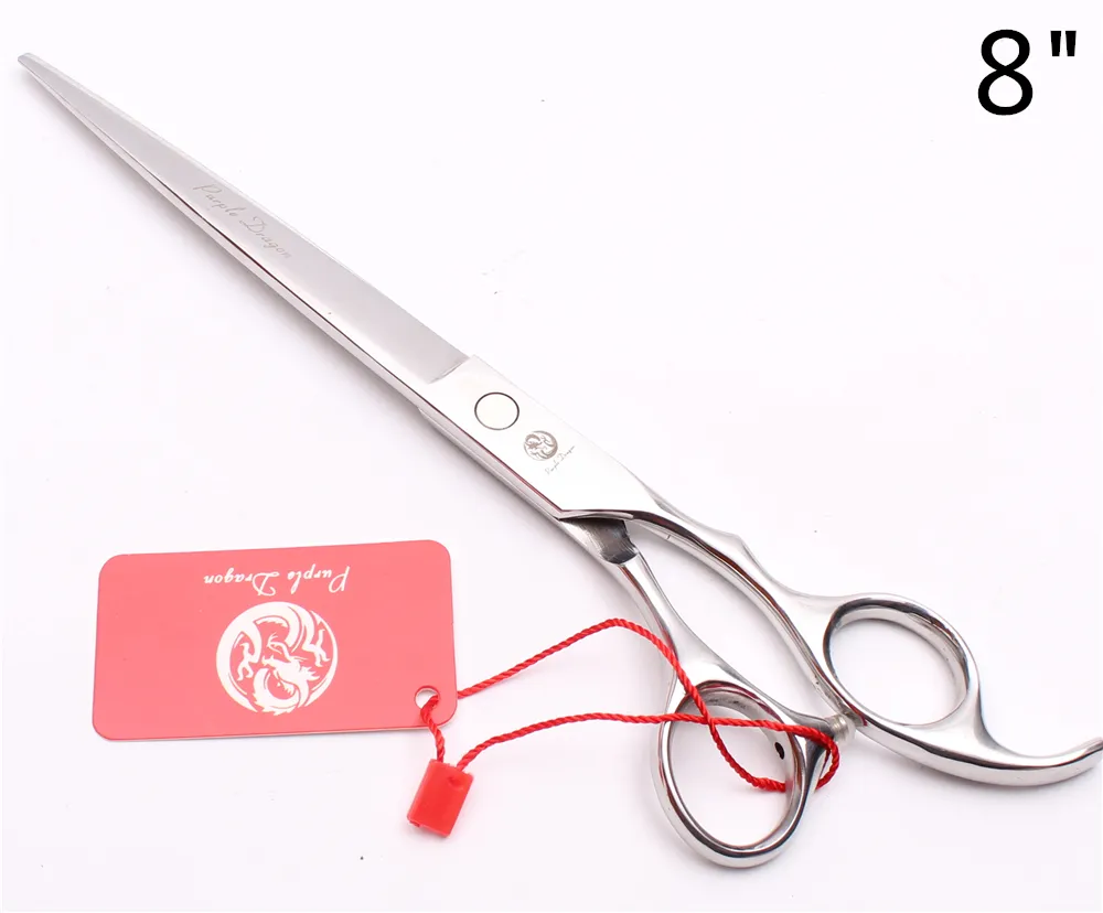 Z1006 5" to 8" Different Size JP 440C Purple Dragon Silver Hairdressing Shears Cutting or Thinning Scissors Human or Pets Hair Style Tools