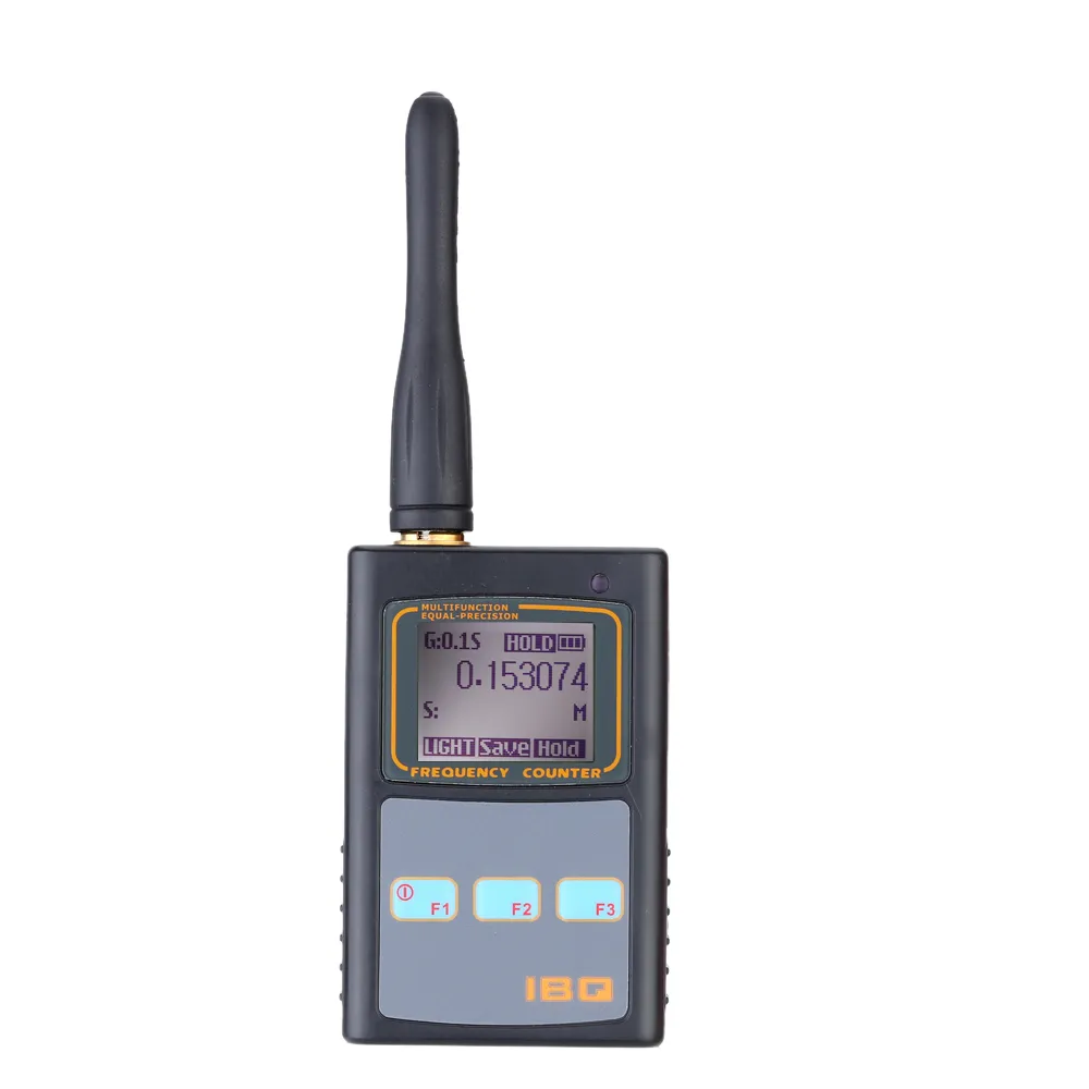 LCD Digital Frequency Counter Handheld cymometer with UHF antenna analyzer frequency meter 50MHz-2.6GHz for Two Way Radio