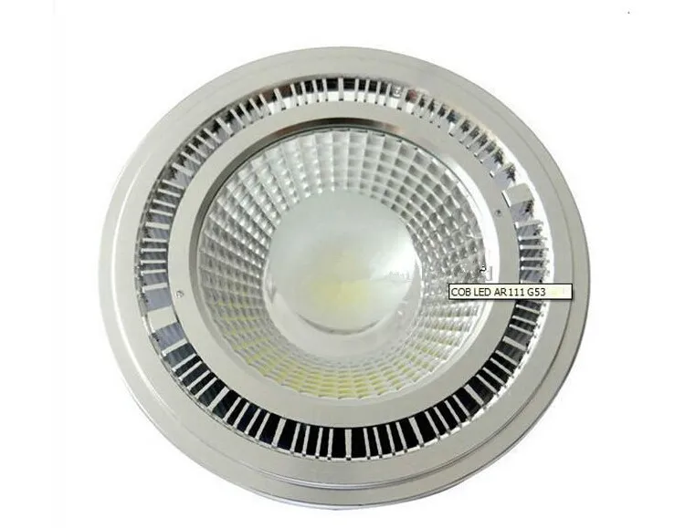 LED COB Spotlight AR111 15W Dimmable COB ES111 QR111 GU10 G53 110V 120V 220V 230V 240V Lika 120W halogenlampa 2800-7000K