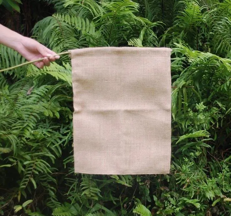 DIY Burlap Garden Flags 4styles 12 