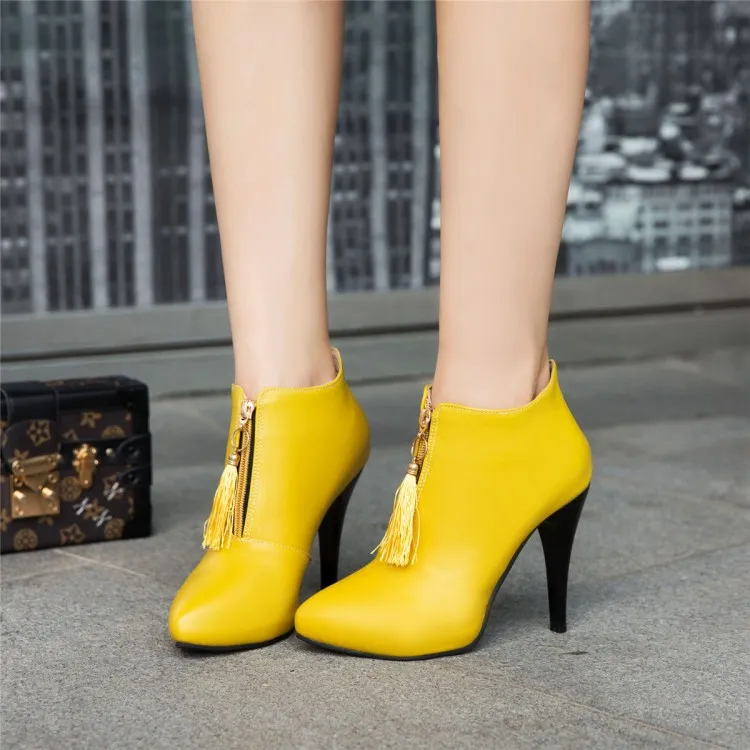 New Female Shoes Non Skid Pointed High Heel And Ankle Shoes Fine With ...