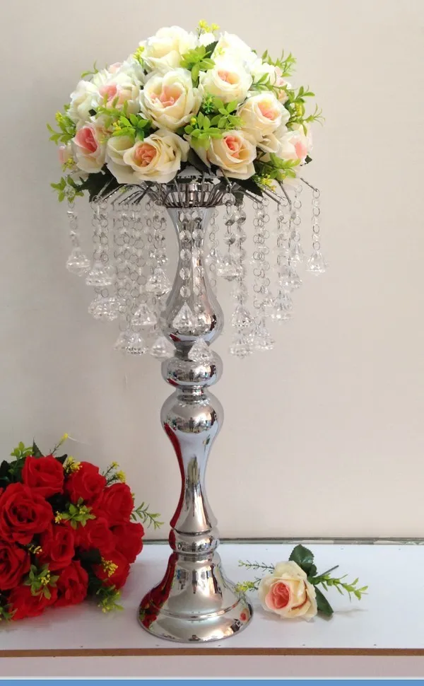 Candelabro De Boda Romántico Moderno, Candelabro De Cristal, Venta Al