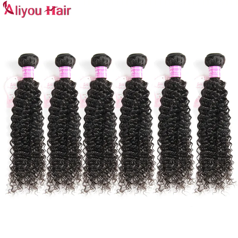 New Arrival Brazylijski Peruwiański Malezyjski Indian Kinky Kręcone Włosy Wyplata Wiązki Soft Fashion Fryzura Top Sprzedaż Elementy Hair Extensions 6 PS