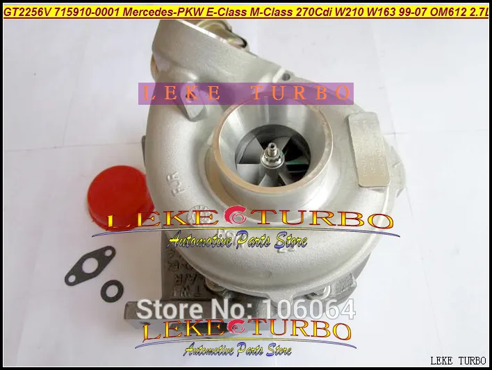 GT2256V 715910 715910-0002 715910-0001 A6120960-0001 A6120960599 Turbo для Mercedes PKW E-Class 270 CDI W210 M-Class W163 1999-07 OM612 2.7L