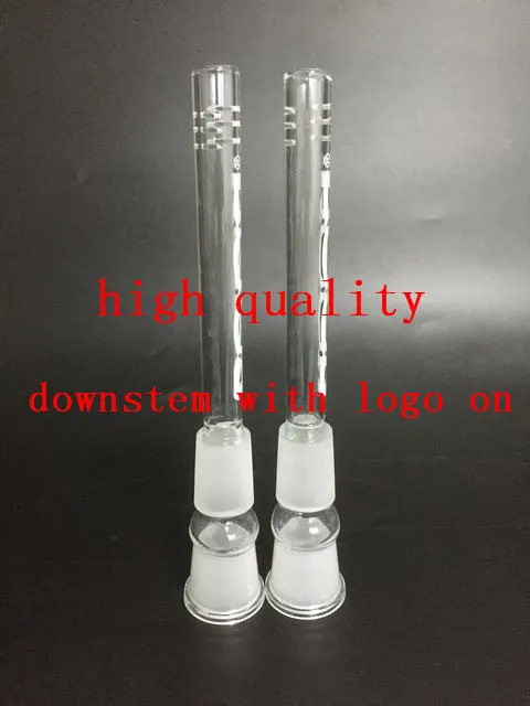 6,5 tum 17cm Längdglas Downstems för glas Bong Glas Rökrör 19/19 DS-005