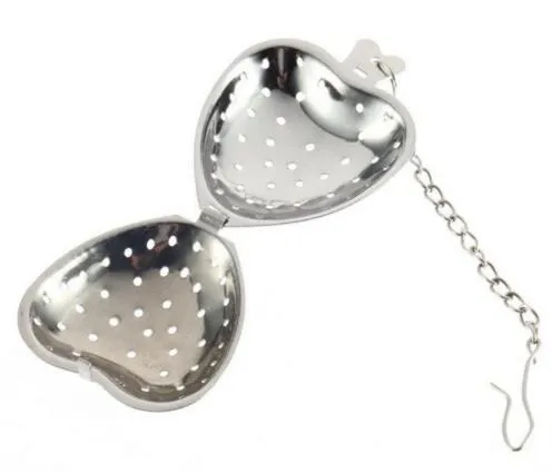 Stainless Steel Heart Shape Tea Infuser Strainer Filter Loose Leaf