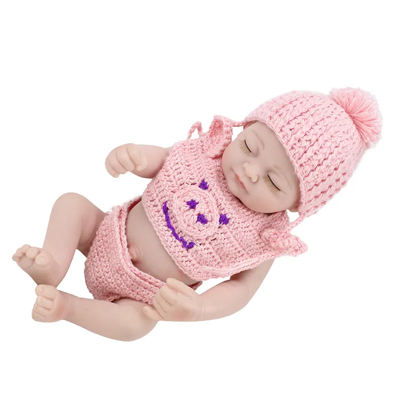 10 Inch Silicone Reborn Girl Dolls Lifelike Reborn Baby Doll Collectible Baby Dolls For Girls Boy Realistic Baby Toys