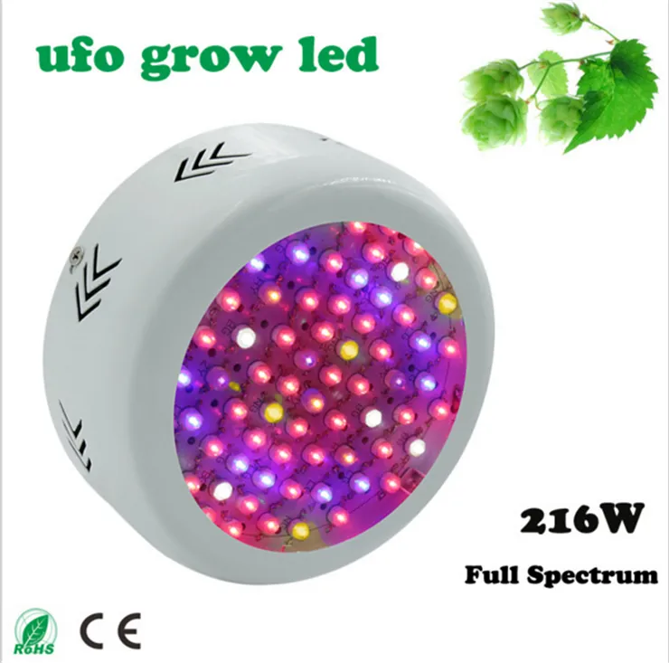 LED Grow Lights Alta Potencia de Espectro Completo 216 W UFO LED CRECE LA LUZ Para Las Plantas Con Flores de Iluminación