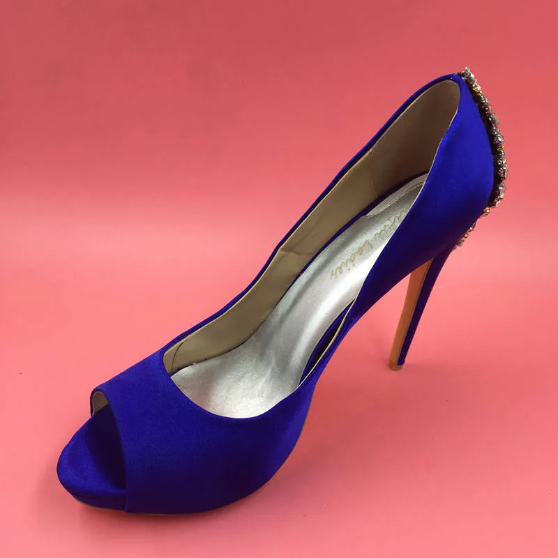 Kiara Clearance Badgley Mischka Kiara Blue Radiance Rhinestone - Main Image