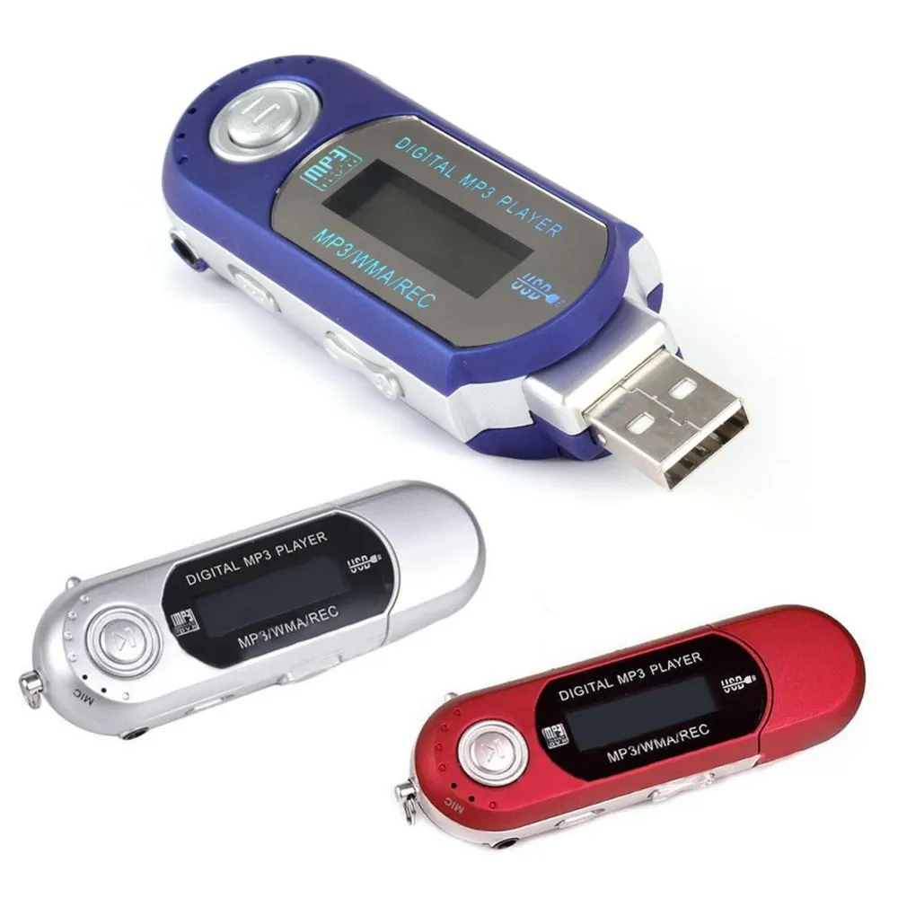 Big Zarva USB 2.0 MP3 Music Player с FM-радио Поддержка TF Card Max до 32 ГБ Используйте аккумулятор 8 видов UQ USB Flash MP3 U Disk R-988