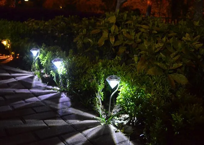 Luzes solares ao ar livre bola Dengcao luz colorida luz do jardim luz LED luz solar inserida à prova d'água