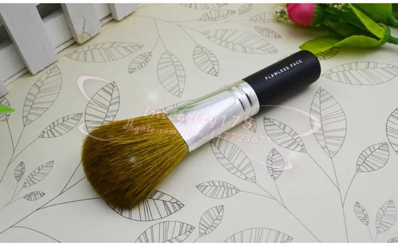 minerals cosmetic brush with wool and wood handle,powder brush,blush brush, soft makeup brush.DHL free