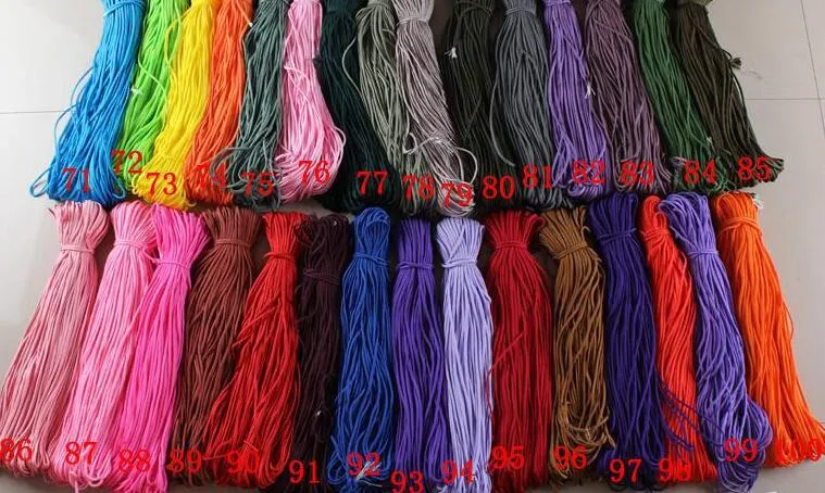 Moda Hot Paracord 550 Paracord Parachute Cord Lineard Mil Spec Typ III 7 Strand Mix Colors