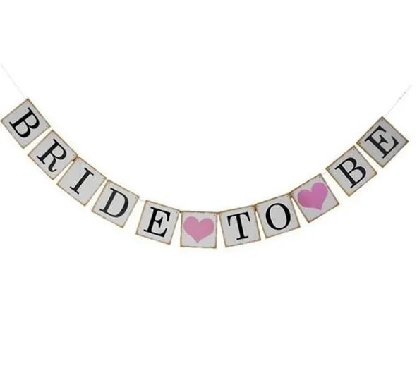 Bridal Bunt Bunting Banner Banner Hen Night Bride, чтобы быть баннерами, мешковая деревенская винтажная вечеринка висеть в украшении.