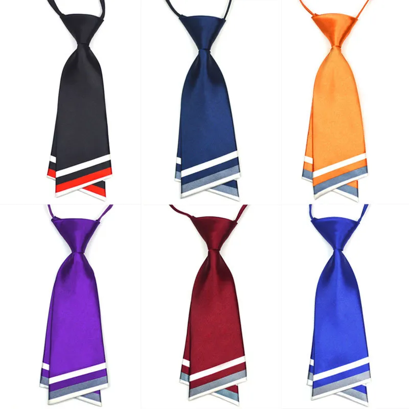 Corbata para estudiantes, corbata tipo cuchillo doble, es, 22*7cm, imitación de seda para camarero, corbatas para mujer, regalo de Navidad, TNT gratis, Fedex