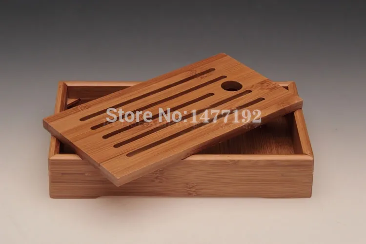 Wholesale-HOT! STARS bamboo tray kung fu tools for cup and teapot crafts tray solid bamboo sets free shipping